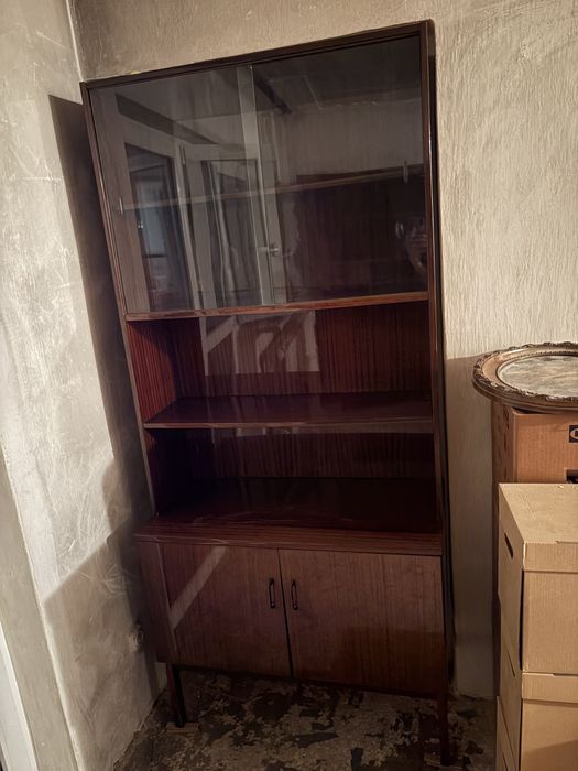 Meble z PRL-u drewniane fornirowane - 6 elementów