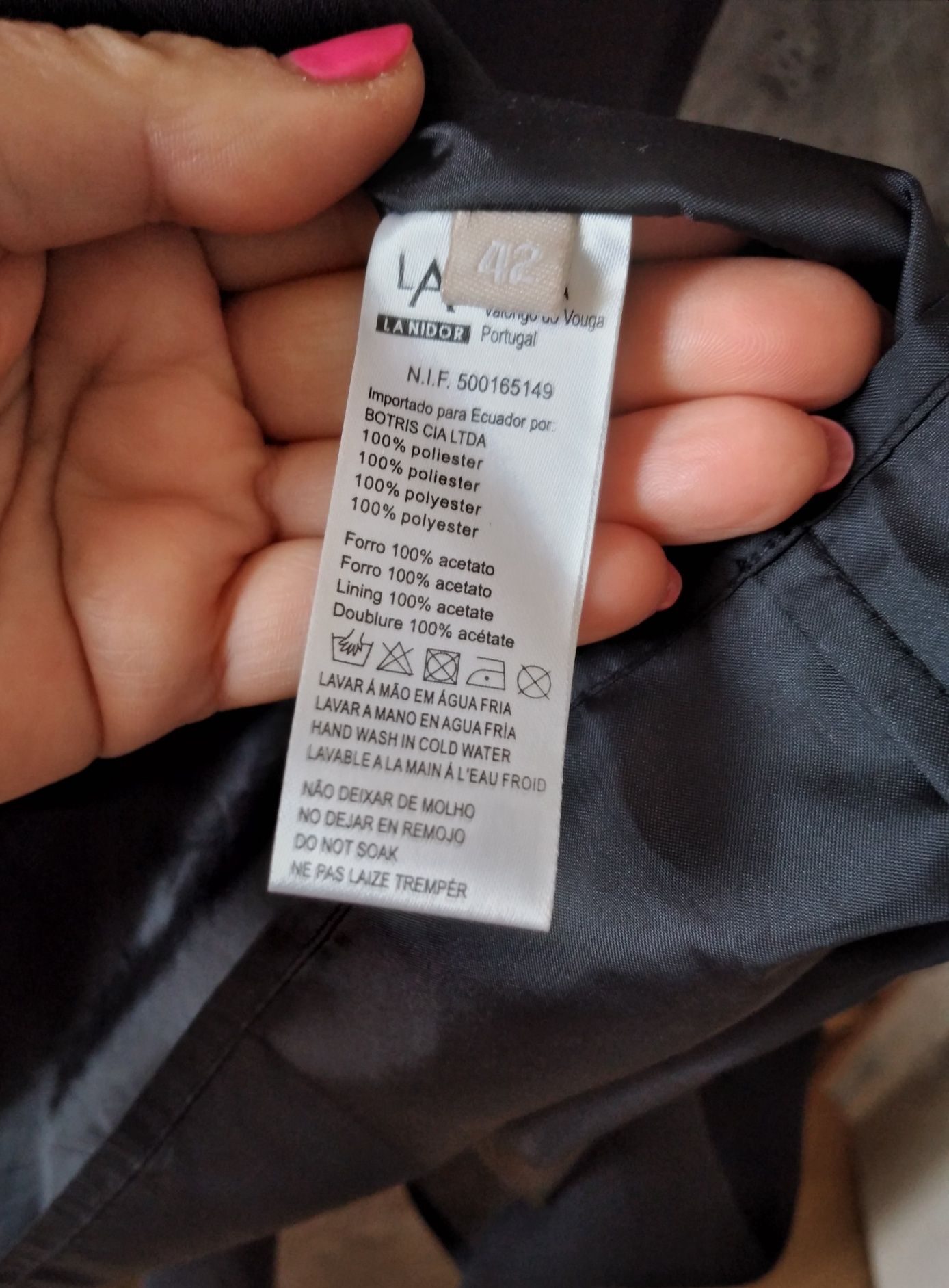 Vestido marca Lanidor, tamanho 42