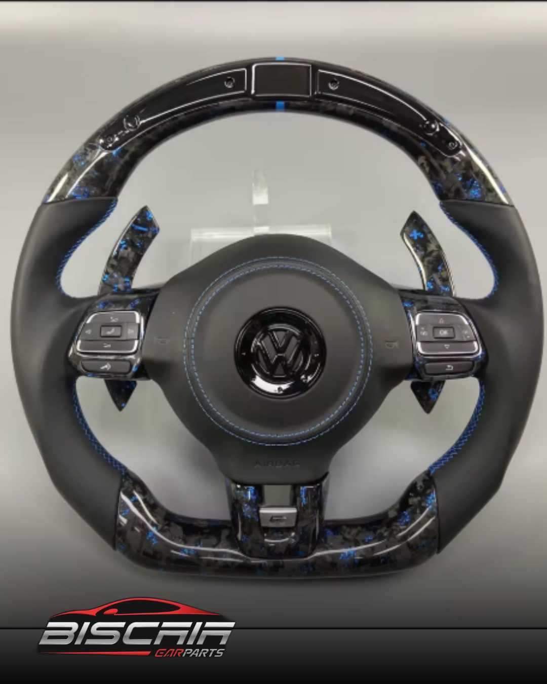Volante VW MK5 FULL CARBONO & LED Display
