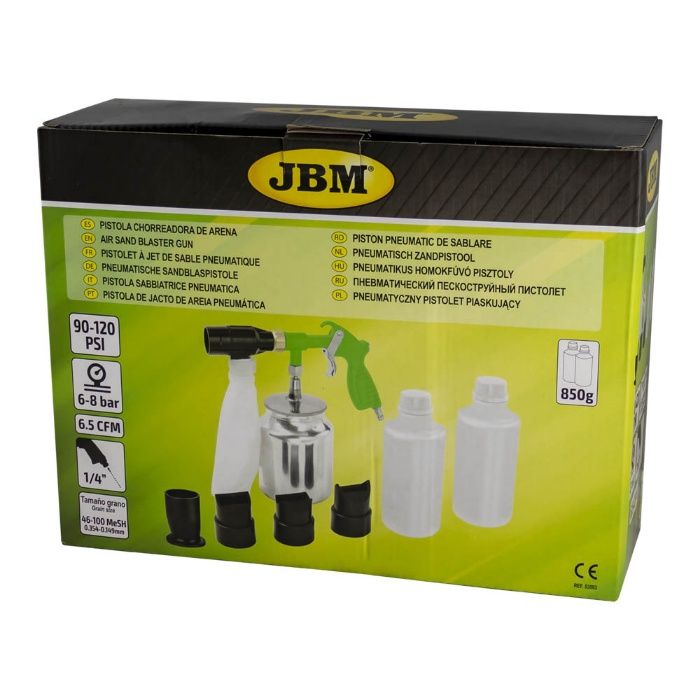 Pistola de Decapagem de Areia Pneumática + OFERTAS Profissional JBM -