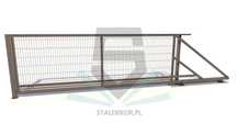 Brama przesuwna panelowa 4m 5m 6m. Panel fi5. Transport. Producent.