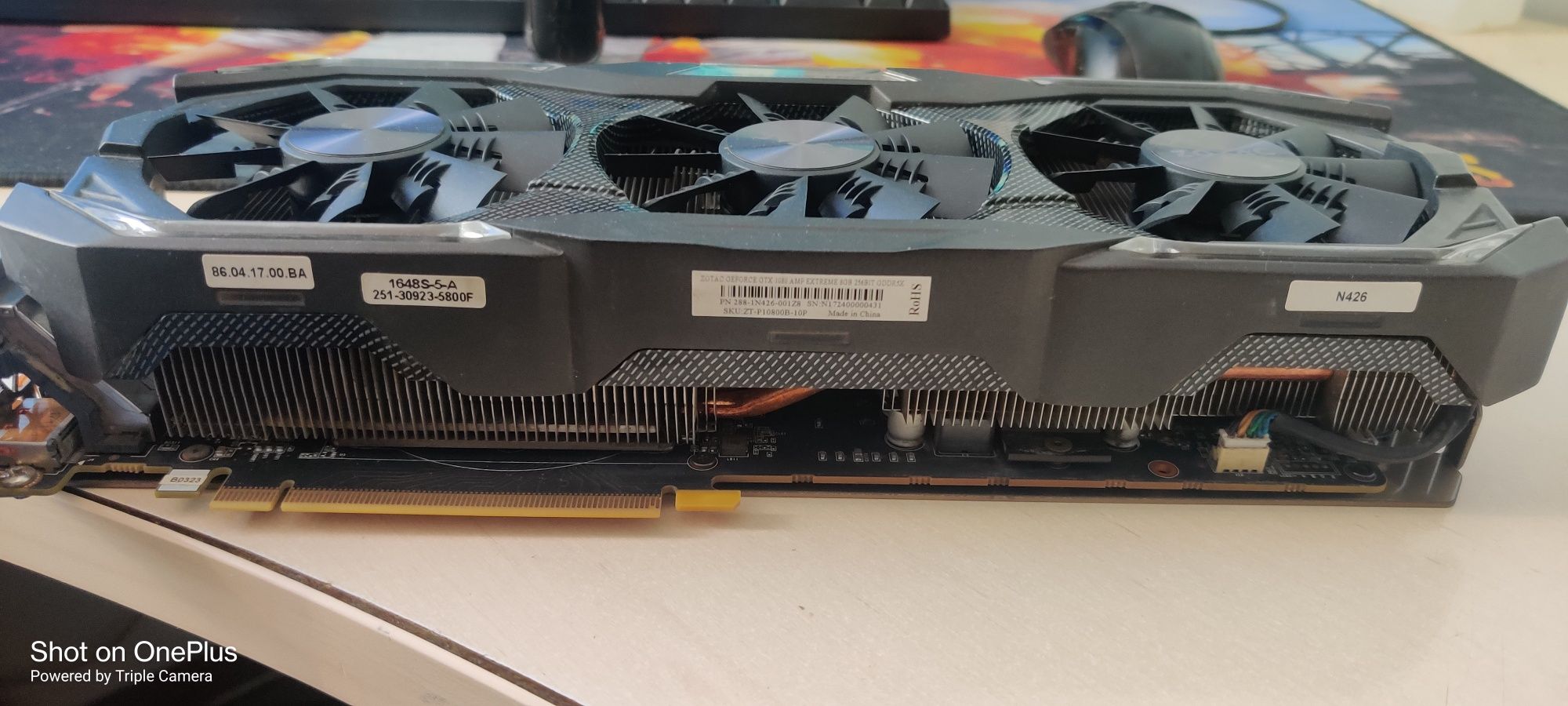 Gtx 1080 zotac amp extreme 8gb