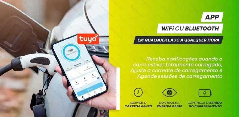 Carregador de carro eletrico Walbox tipo 2 32A 22KW 5M