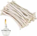 DEARBAG Zestaw 48 Knotów z Bawełny do Lamp Naftowych i Świec16cm #5167