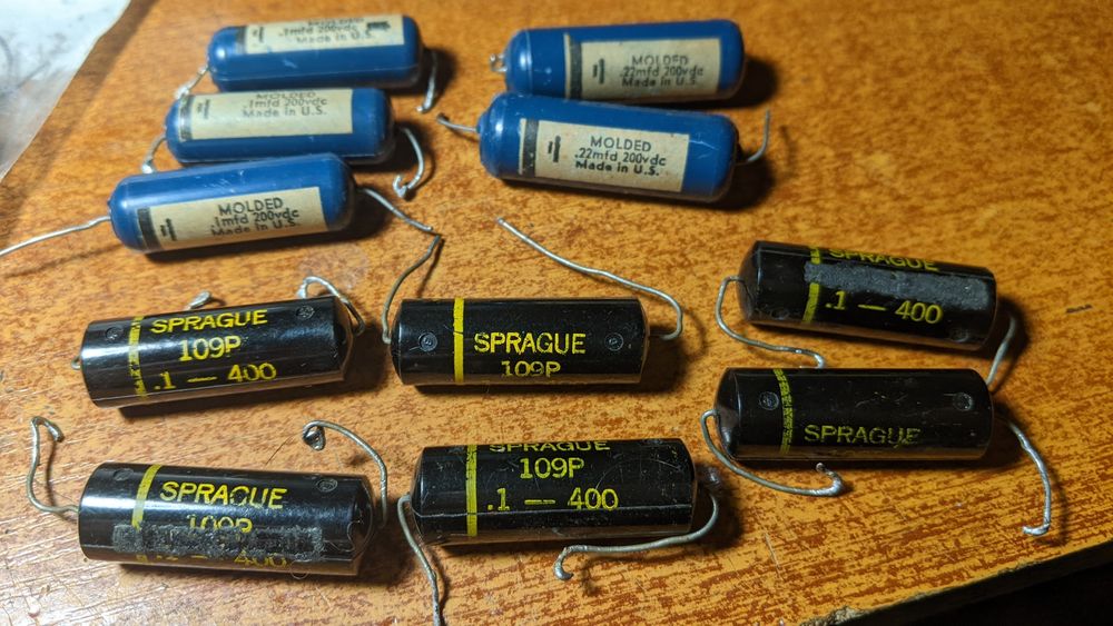 Конденсатори PIO 400v  made in USA.