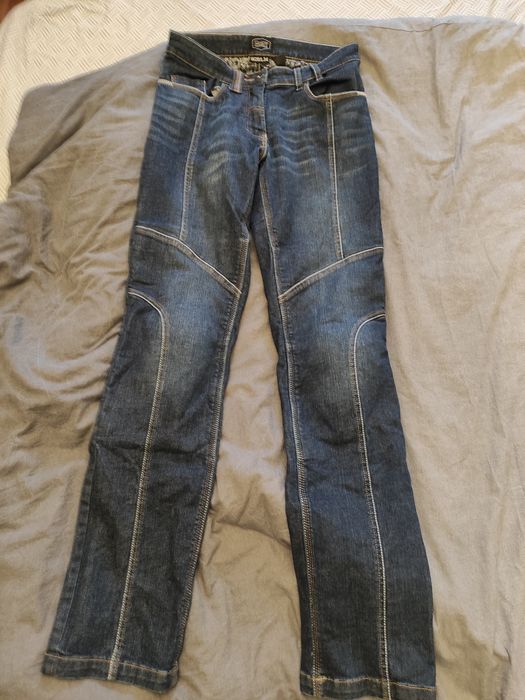 Мотоджинсы размер S- M пояс 41 см, Новые