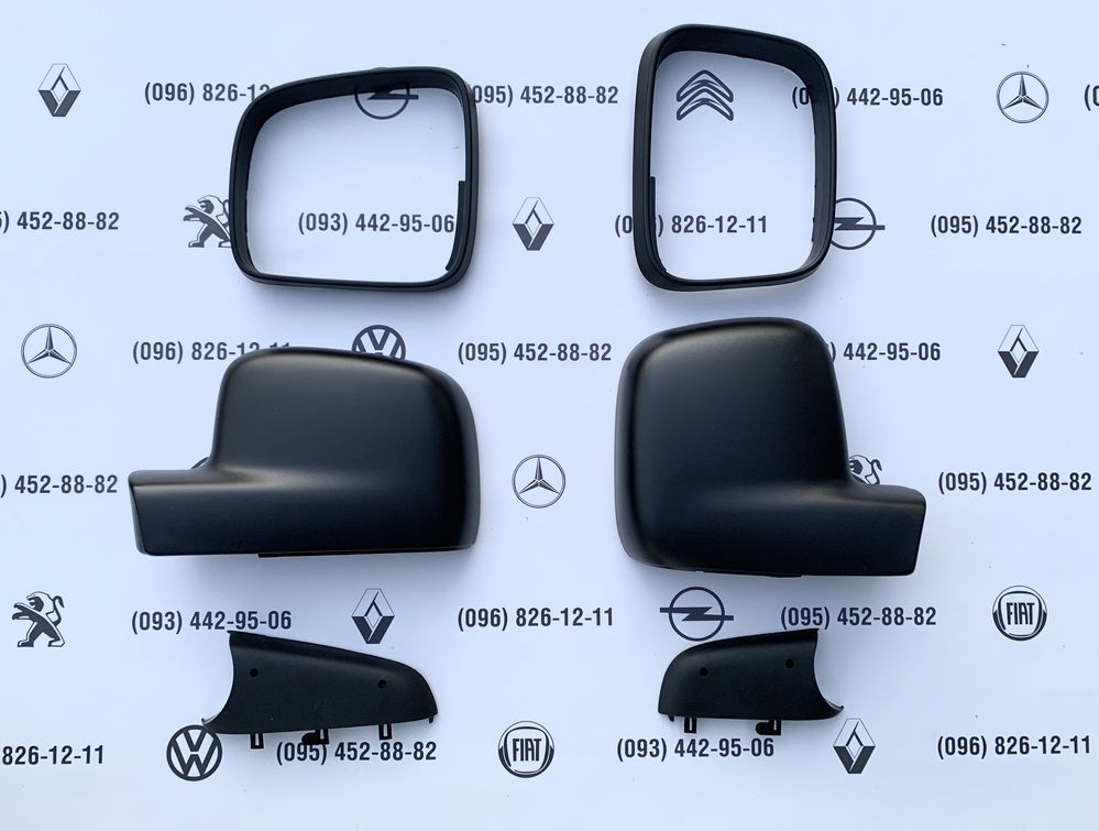 Корпус дзеркала VW Caddy T5 T6 Кадді Т5 Т6 кришка накладка низ скло