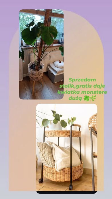 Kosz stolik Lubban IKEA odbiór osobisty +gratis