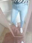 Jeansy skinny M. Sara, wysoki stan, bawełna,