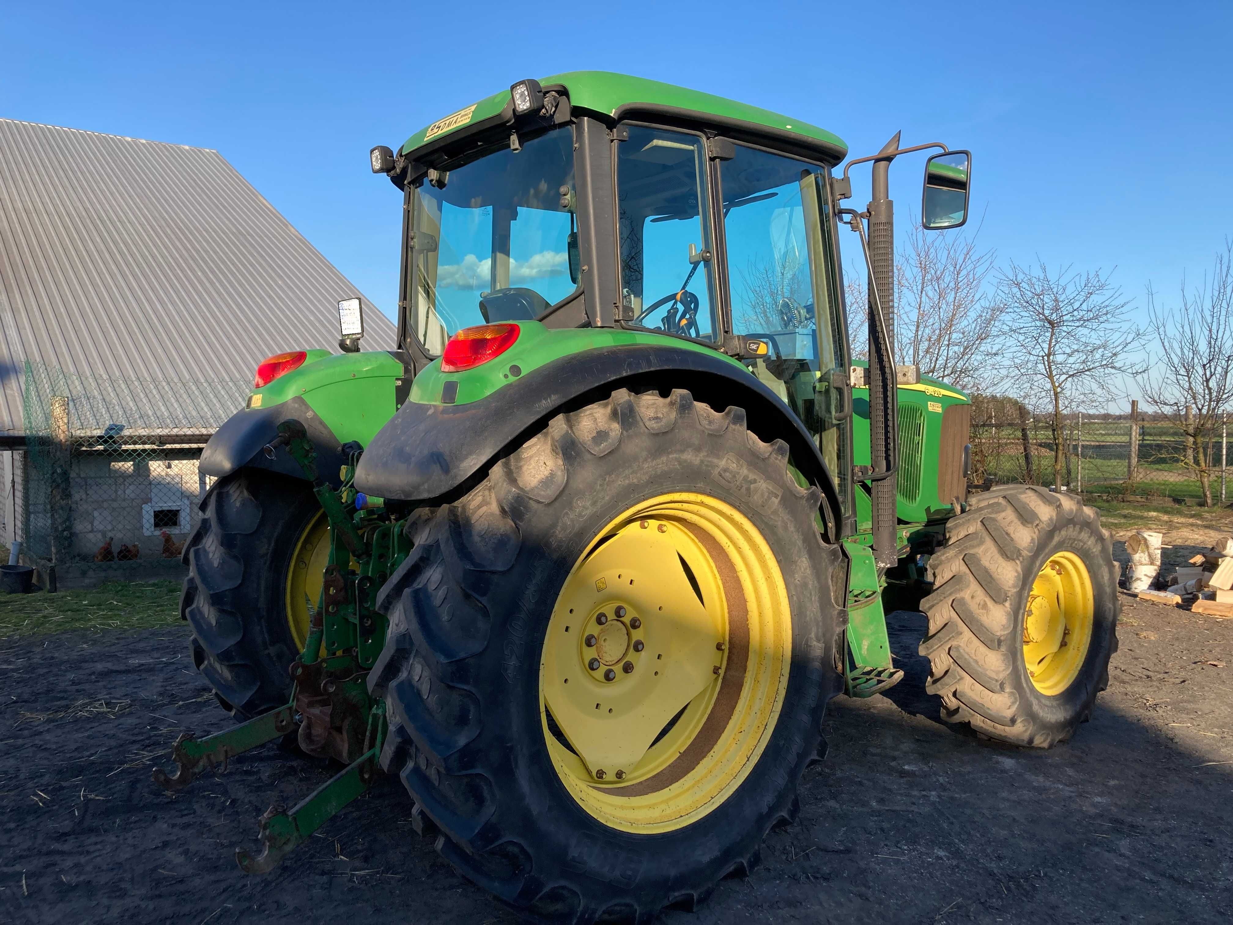 John Deere 6420 / przedni TUZ / PowerQuad / biegi pełzające