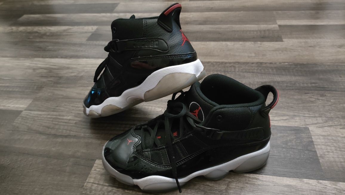 buty Air JORDAN 6 Rings Black za kostkę