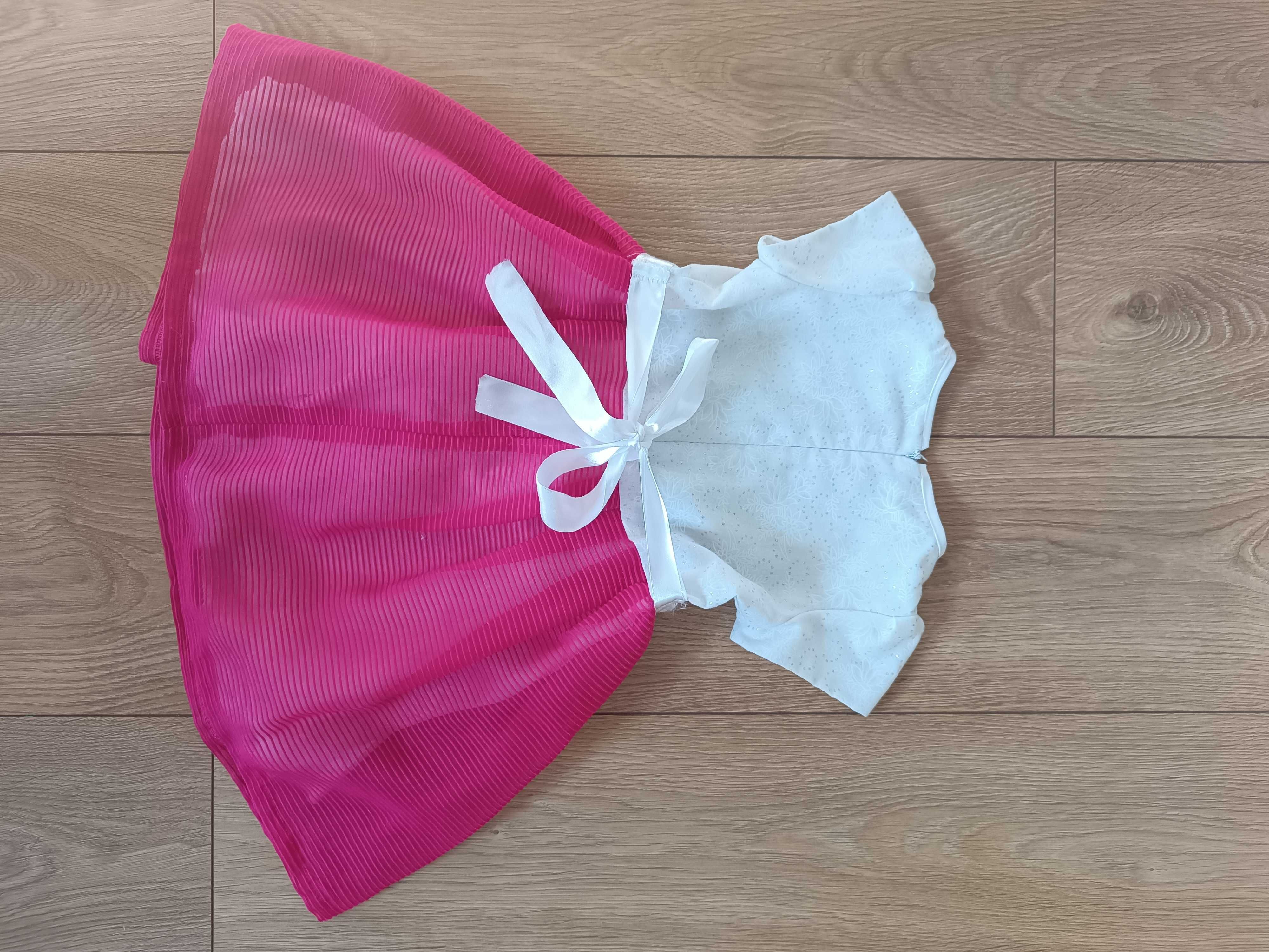 Śliczna elegancka sukieneczka rozm 98