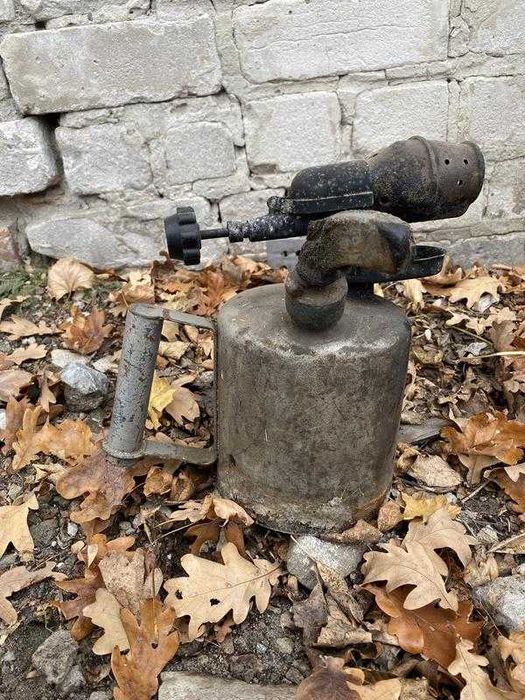 Паяльная лампа ссср гасова старинная советская металлическая
