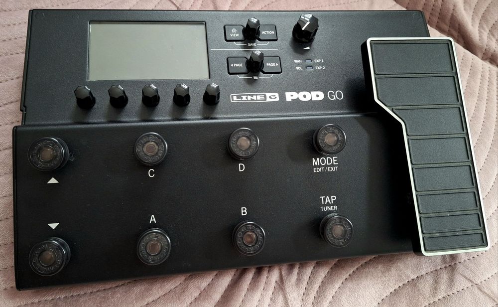 Line 6 POD GO + case Multiefekt Gitarowy Preamp Wzmacniacz Procesor