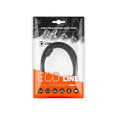 Kabel Jack 3.5 Wtyk-Wtyk 1.0M Cabletech Eco-Line