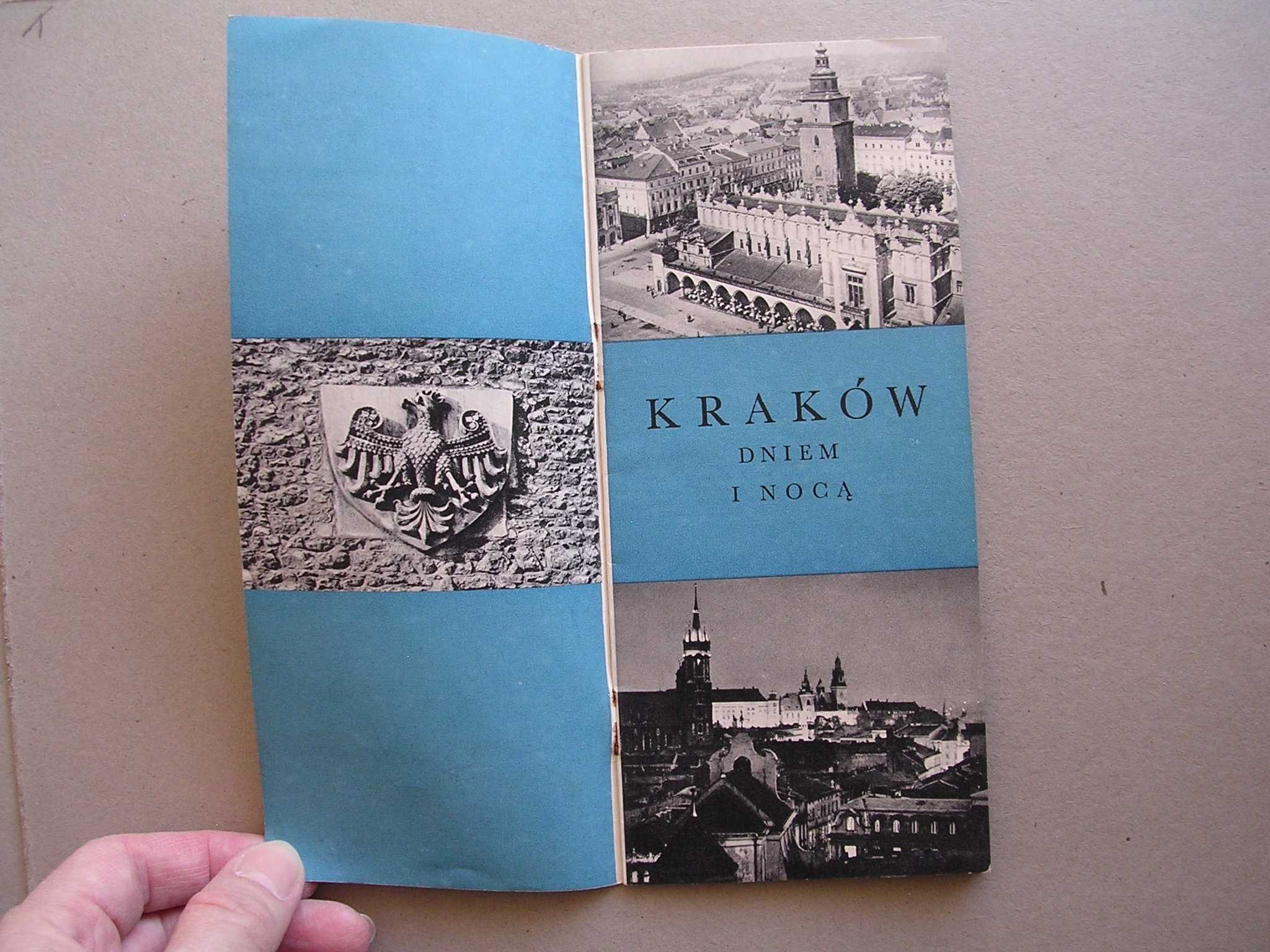 Stara broszurka z prl u Kraków dniem i nocą 1963 rok Wawel Tourist