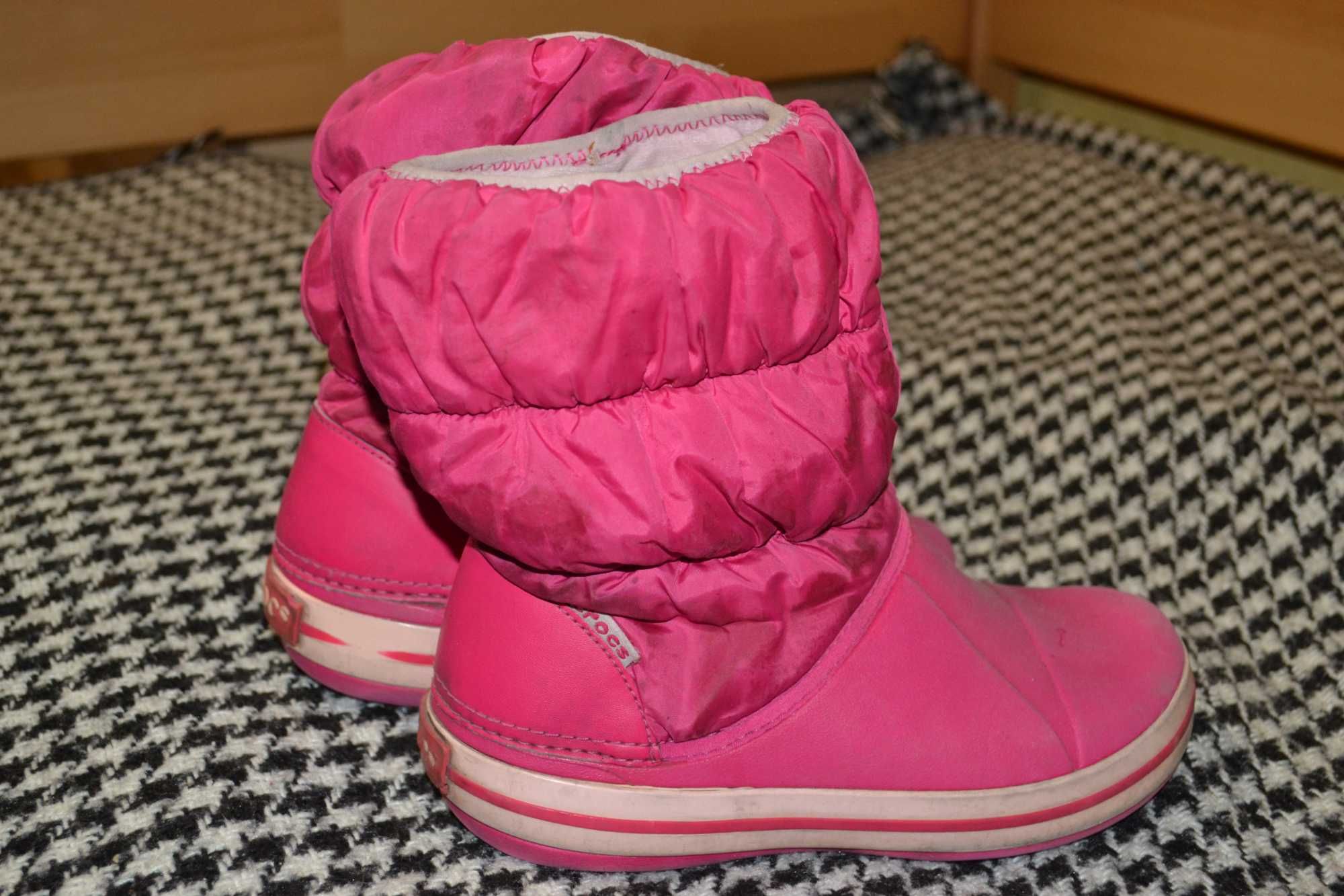 Сапоги Снегоходы CROCS
Winter Puff Boot Kids Candy Pink
