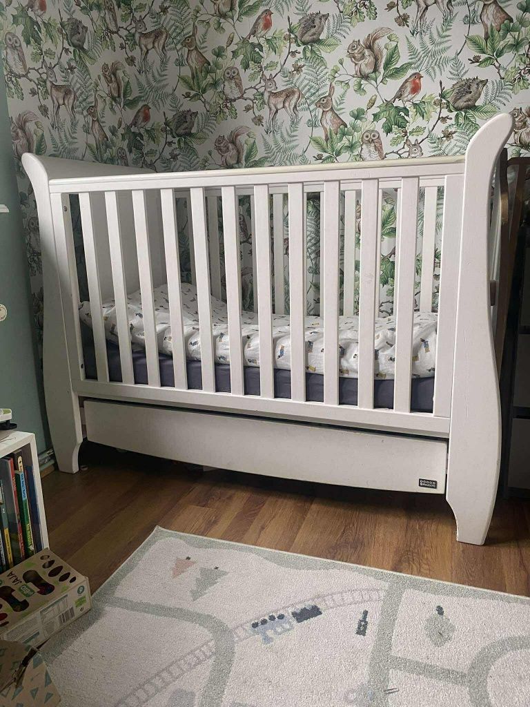 "Łóżeczko Tutti Bambini Lucas 3w1 Białe + Szuflada