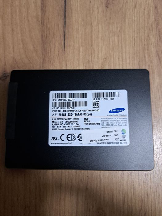 Dysk Samsung 256 GB