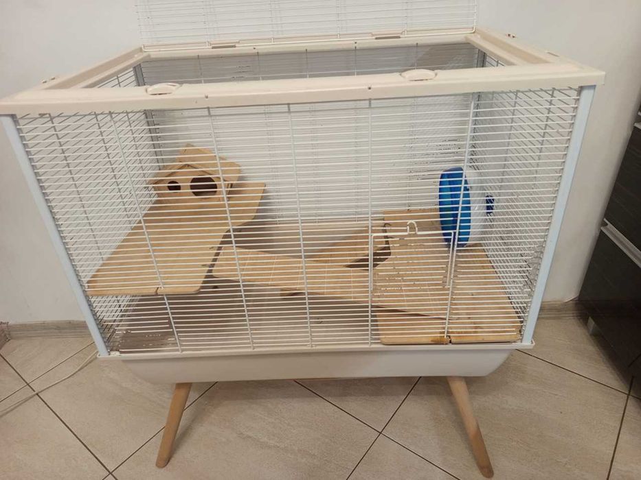 duża klatka dla CHOMIKA / SZYNSZYLA / ŚWINKI MORSKIEJ + akcesoria