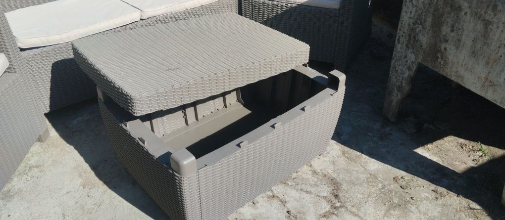 Conjunto sofás de jardim