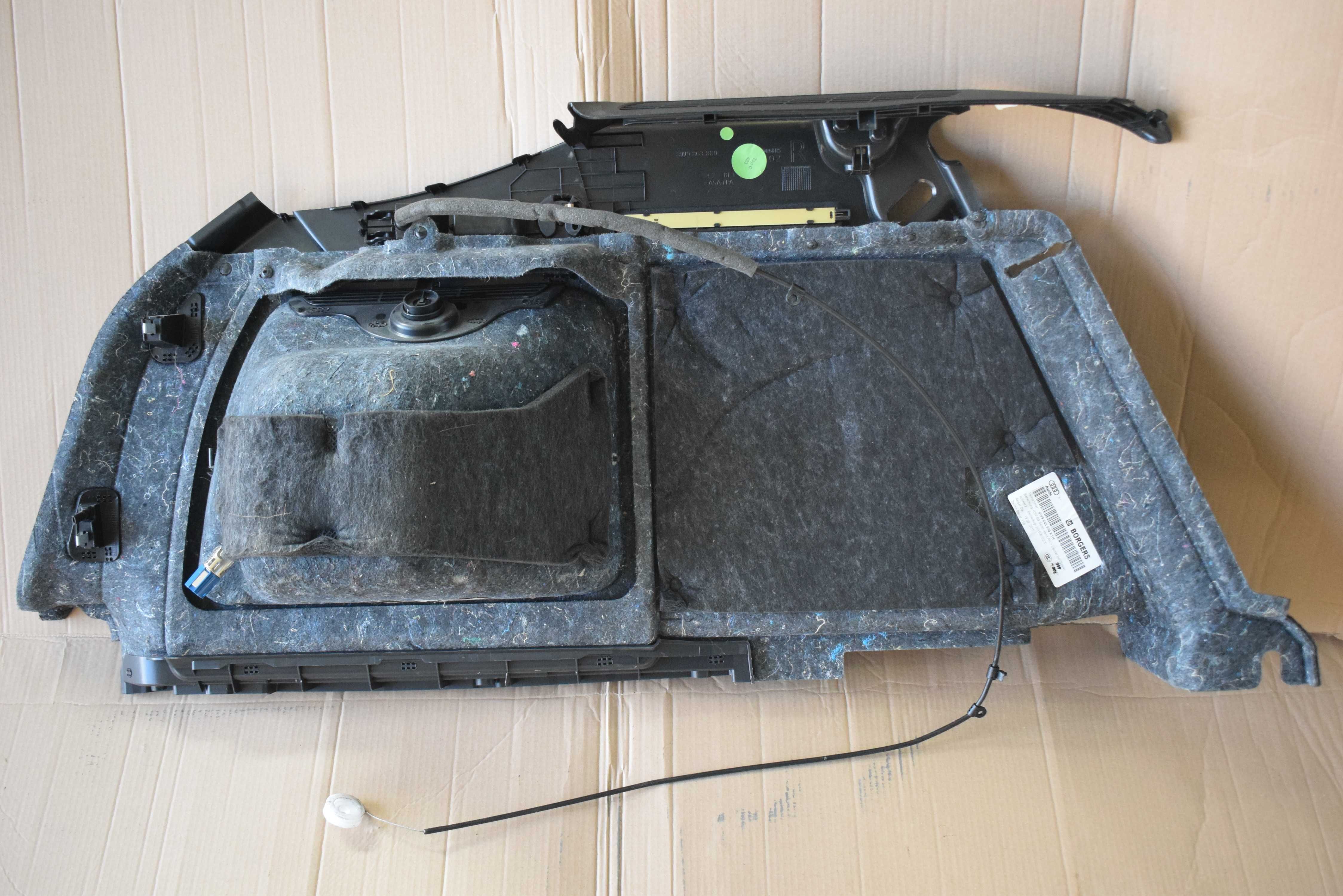 tapicerka boczek drzwi prawy tył AUDI A4 B9 LIFT AVANT 8W9.863880M KTH