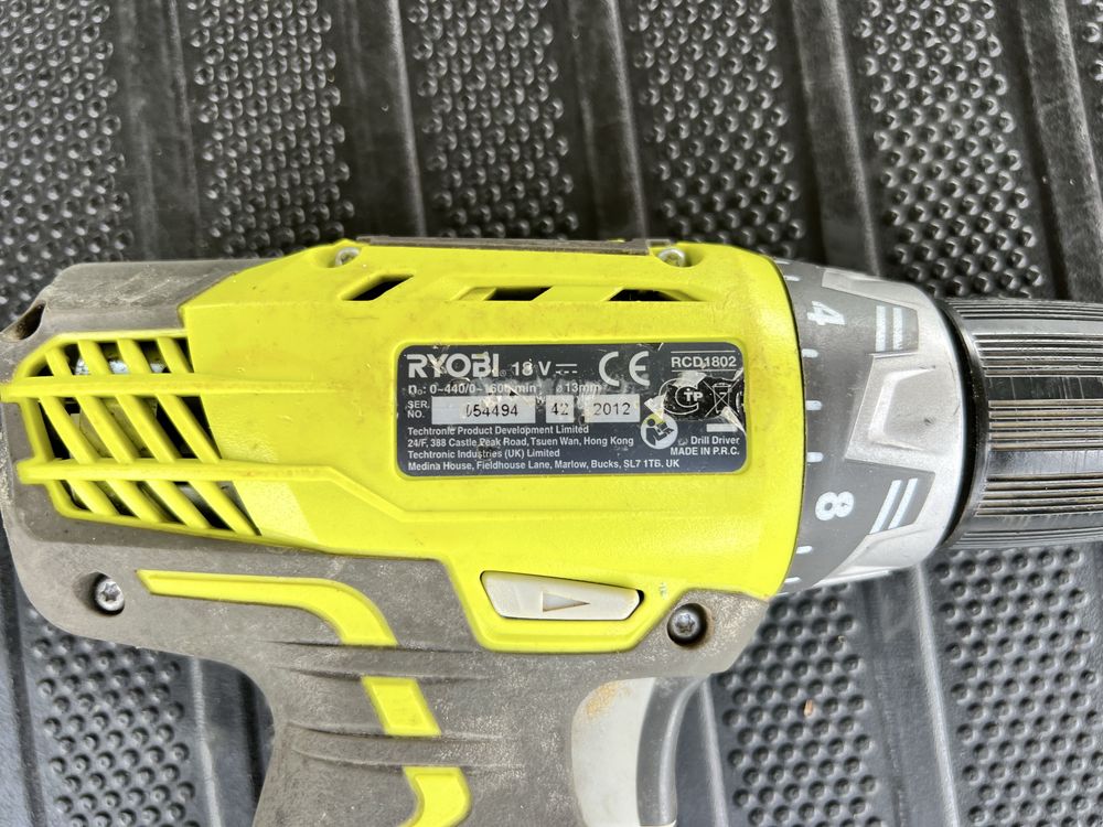 Акумуляторний дриль-шуруповерт RYOBI