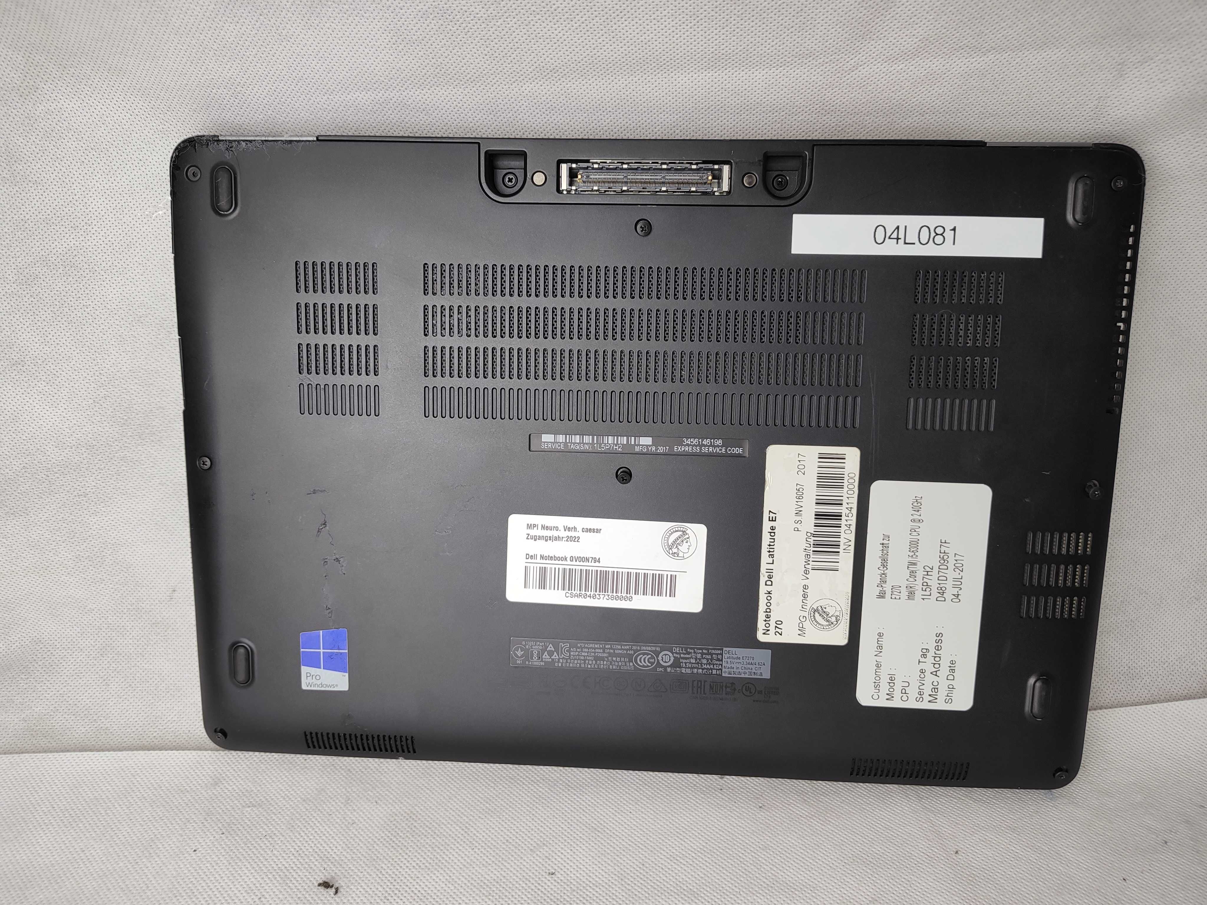 OKAZJA! | Dell Latitude E7270 Touch | i5-6300U | Bios OK | Sklep FV23
