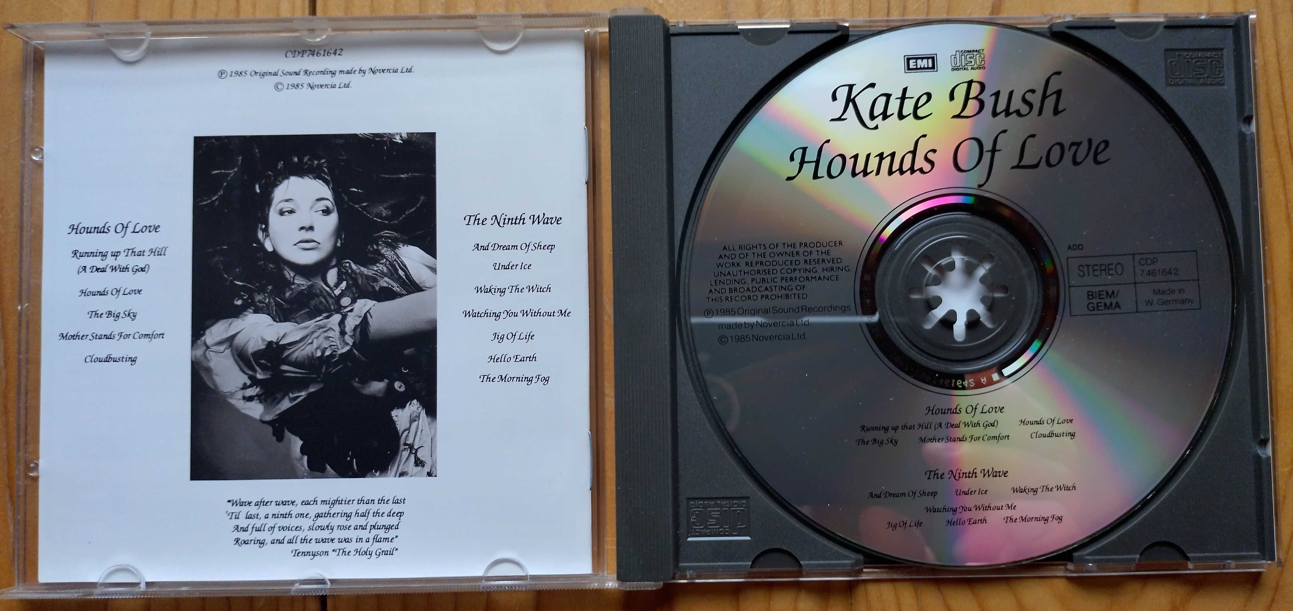 Kate Bush – Hounds Of Love - CD - 1985, pierwsze wydanie