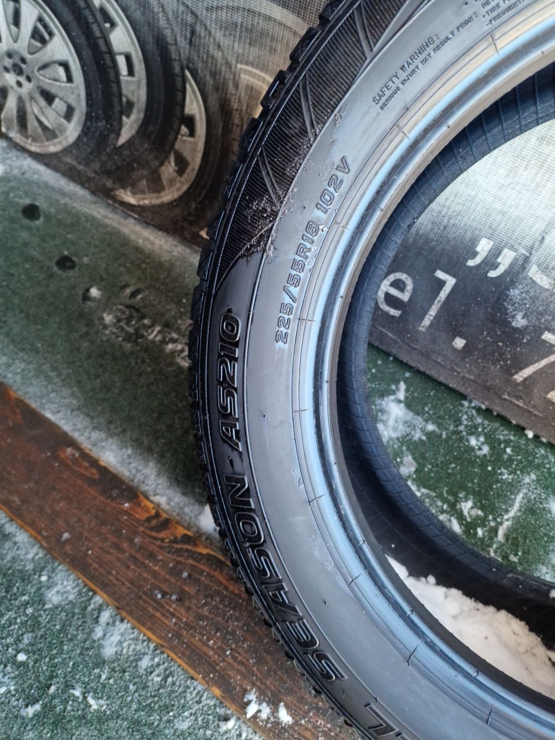 Opona Całoroczna 225/55/18 102V Falken Euroall Season pojedyncza 7.8mm