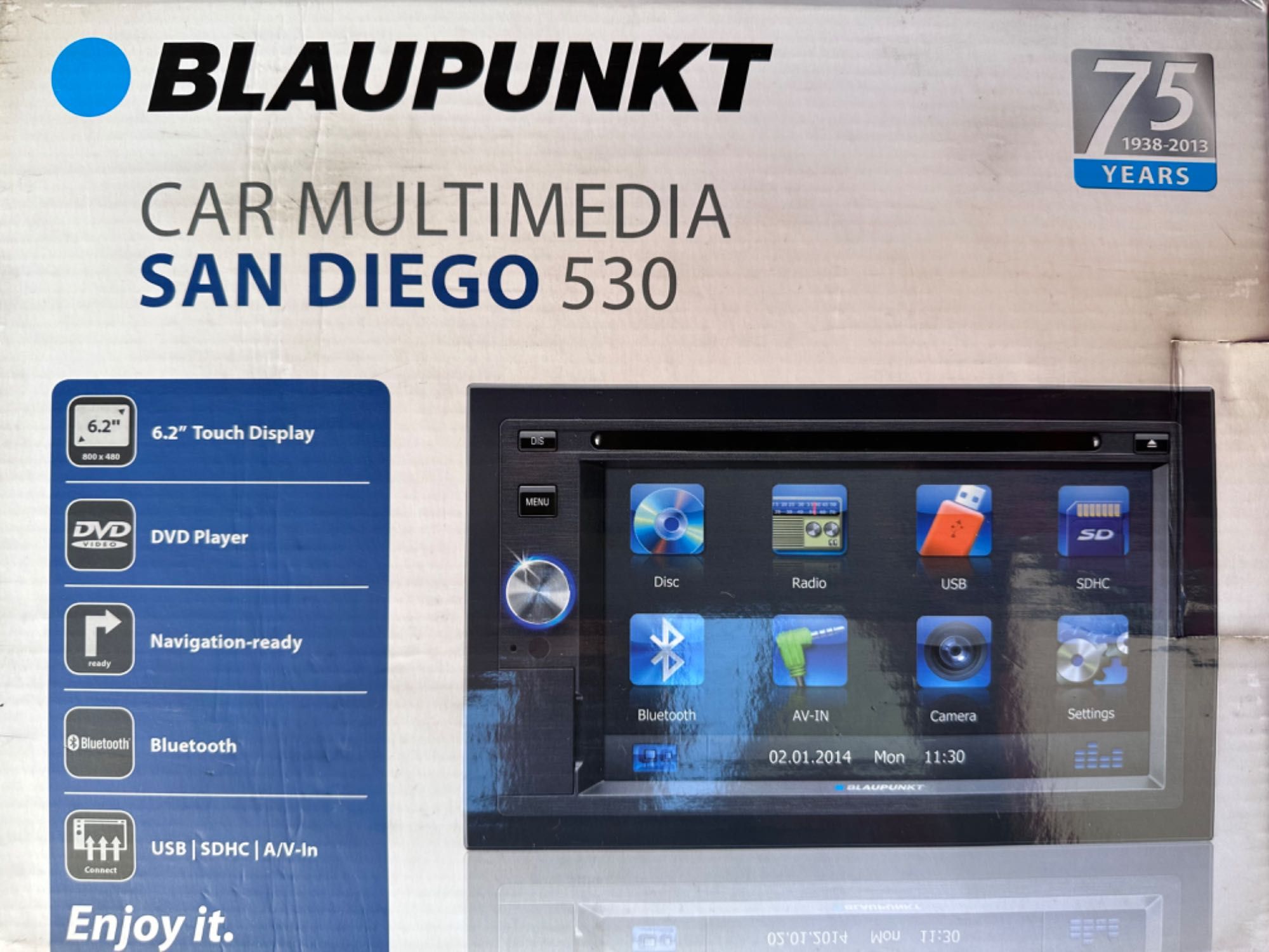 Radio Blaupunkt San Diego 530 Bluetooth super stan warto