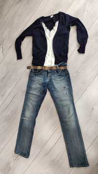 Spodnie jeansowe Lee damskie