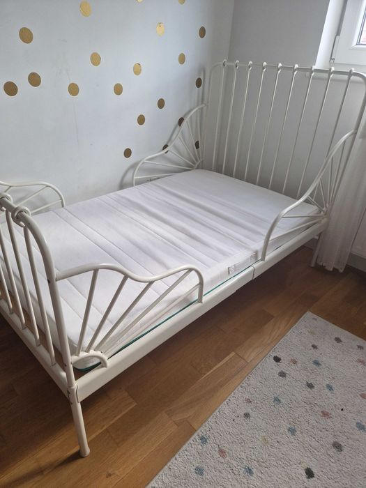 Łóżko  z materacem minnen ikea