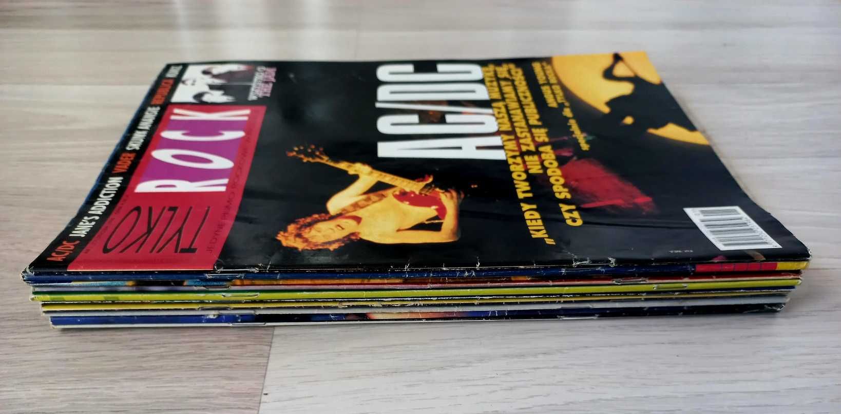 TYLKO ROCK - zestaw 10 magazynów z 1998r.