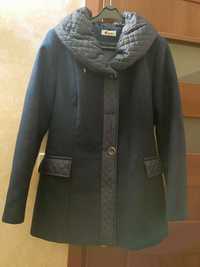 Granatowy płaszcz damski/ kurtka, rozmiar 44