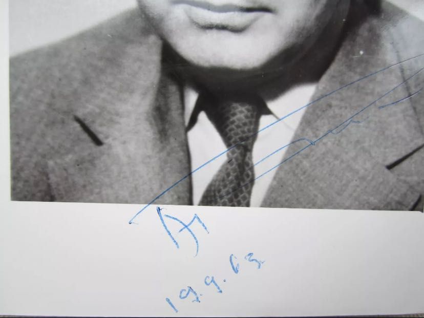 Adam Rapacki Minister Spraw Zagranicznych PRL autograf