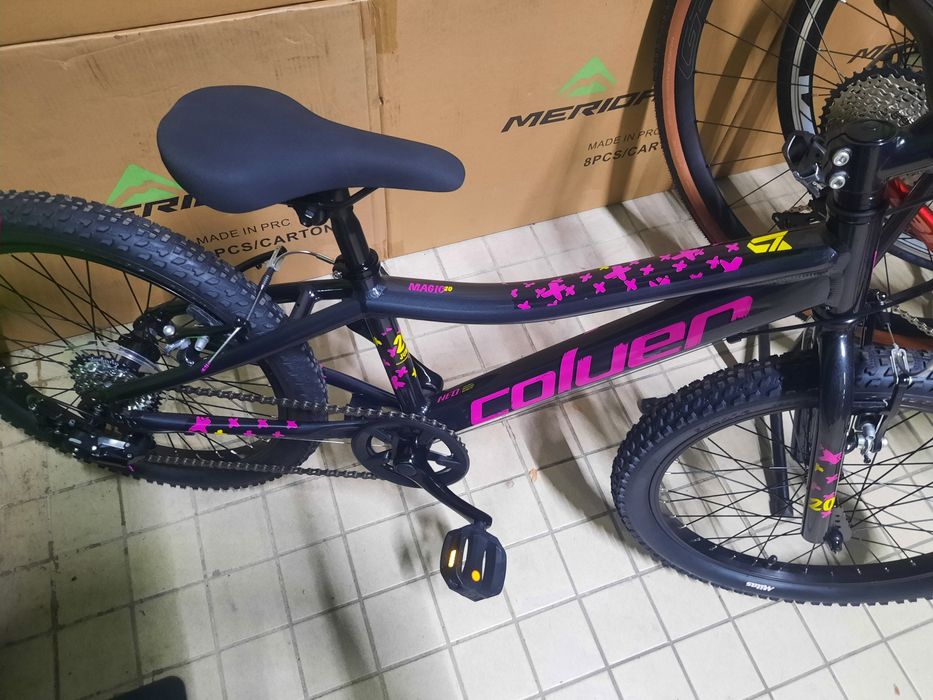 Bicicleta de menina roda 20 nova aluminio