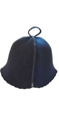 Kapelusz kąpielowy czapka do sauny „Niebieski” z filcu
