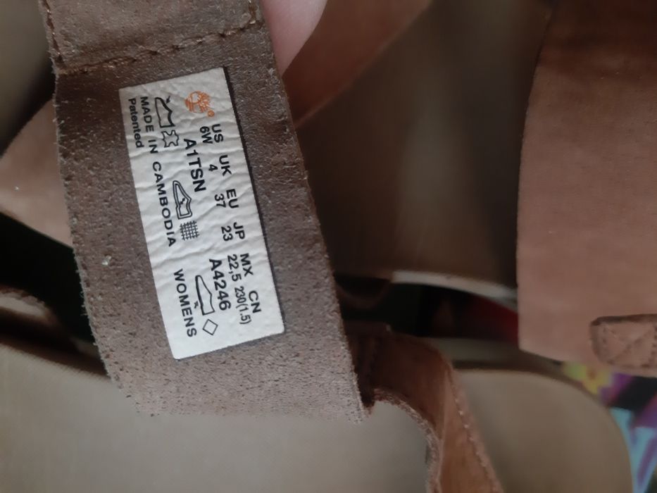 Босоніжки р37 Timberland Wilesport Lthr Sandal TB0A1TSNF13 Rust Nubuck