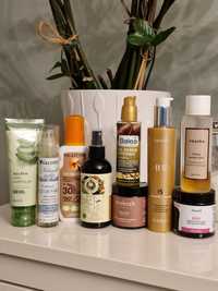 Zestaw kosmetyków pielęgnacja twarzy i ciała i włosów