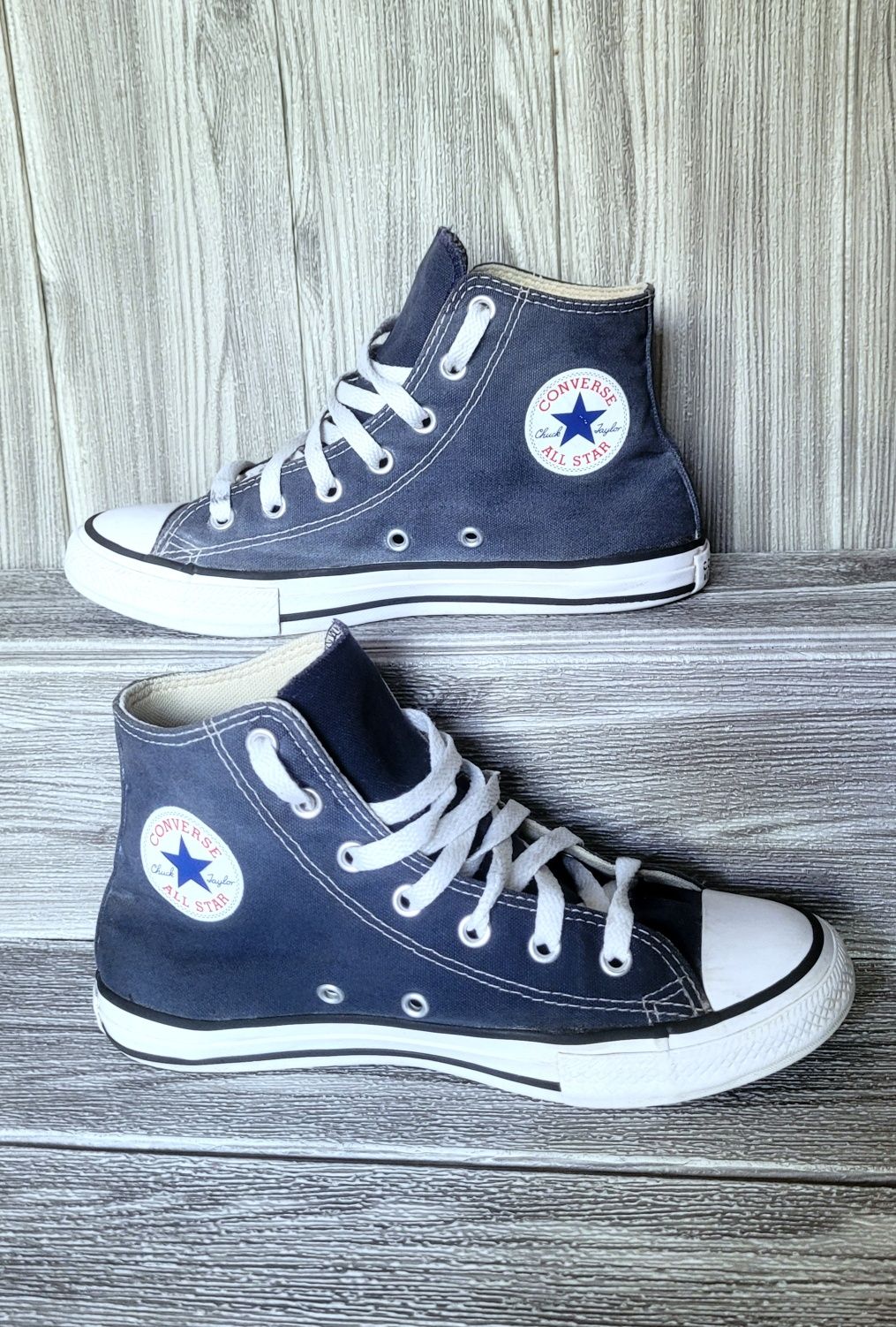 Tenisówki Converse All Star wysokie sportowe wiązane granatowe 35