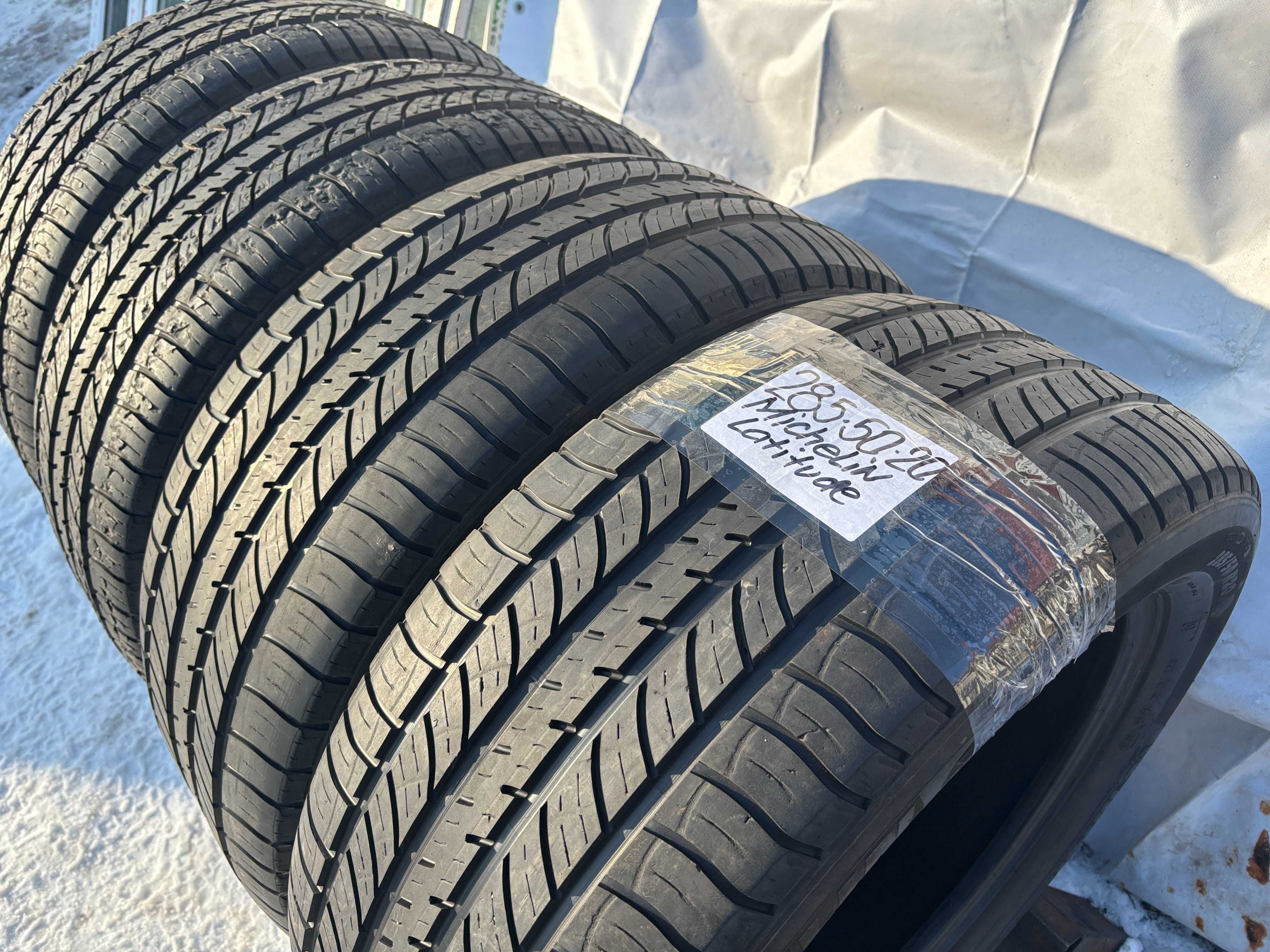 285-50-R20 MICHELIN LATITUDE  4штуки летней резины GERMANY 2022