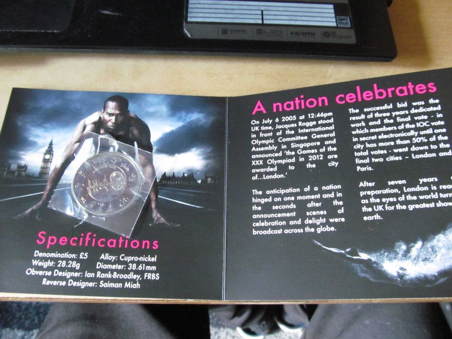 5 funtów olimpiada 2012 Londyn