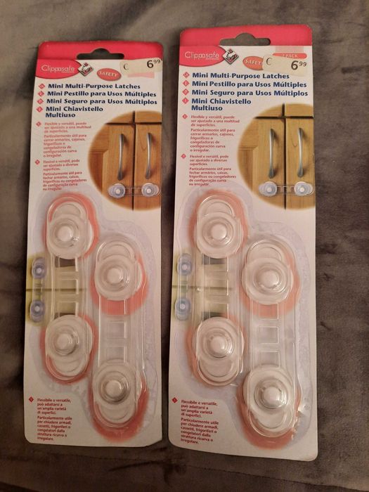 Proteções/seguranças de crianças para armários e outros - NOVAS