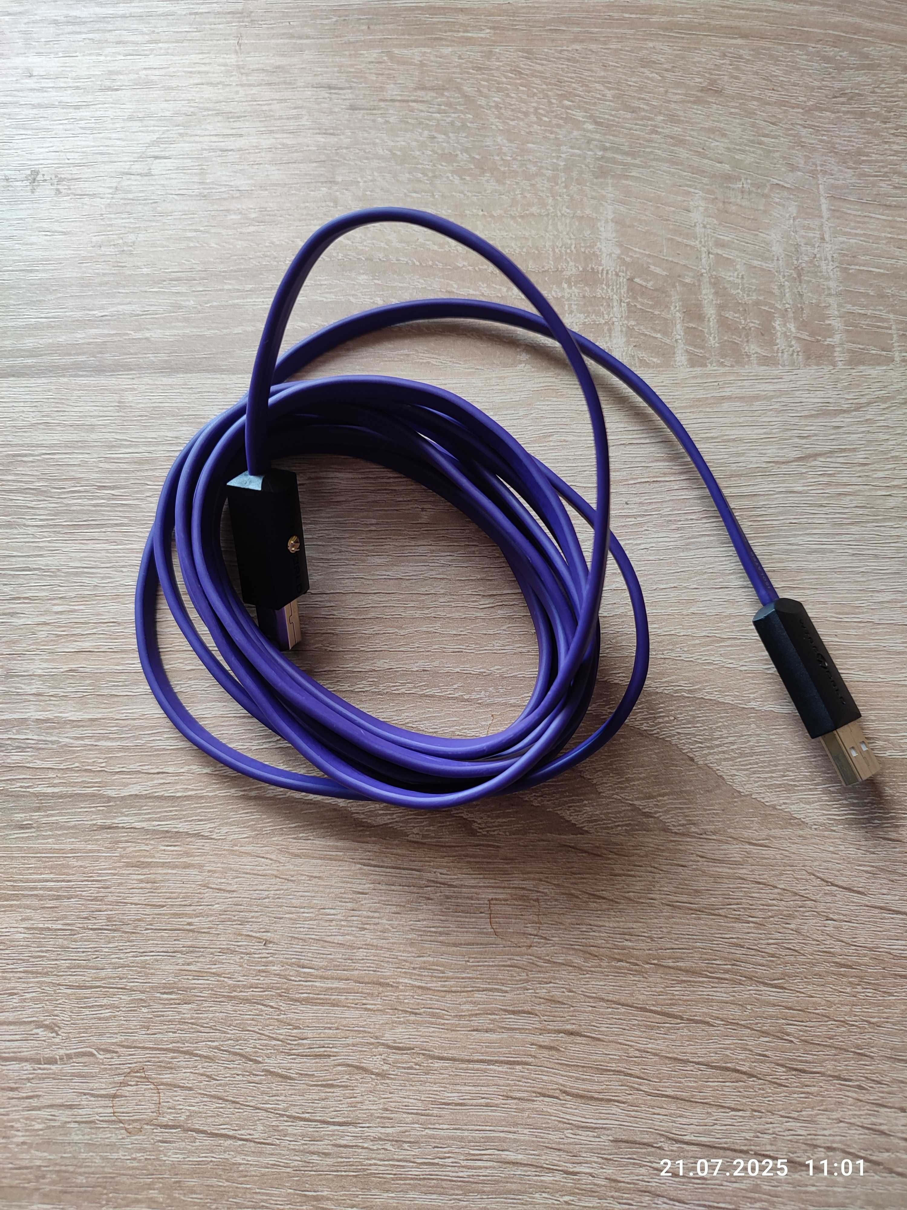 Kabel USB 2.0 A-B WireWorld Ultraviolet 8