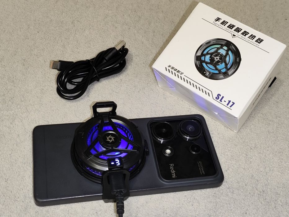 Куллер для охлаждения телефона SL17 — охолодження для телефона,LED