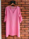 Sukienka Gerry Weber lniana len letnia 42 midi komunia chrzciny wesele