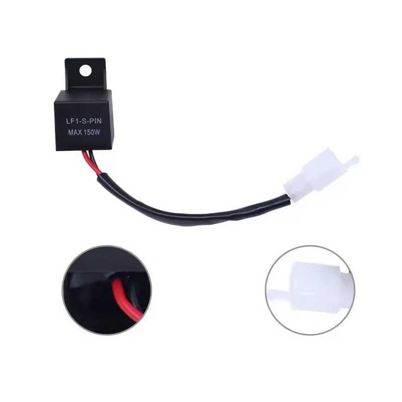 Relé intermitente LED para motos 12V - 2 pinos universal