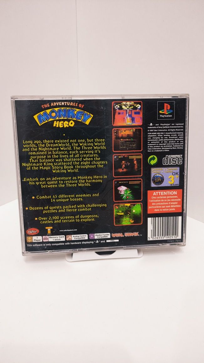 Monkey Hero PSX PSOne PlayStation 1