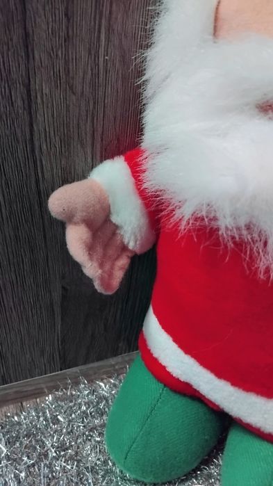 Św. Mikołaj maskotka, dekoracja świąteczna.